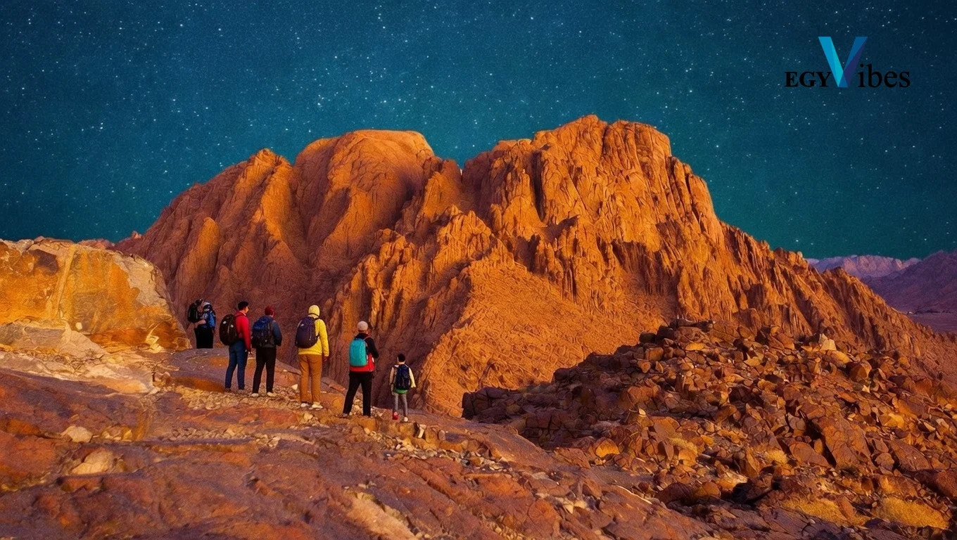 How to visit Mount Sinai from Cairo with private tour, sunrise hike, St Catherine Monastery, Sinai desert landscapes and air-conditioned transport