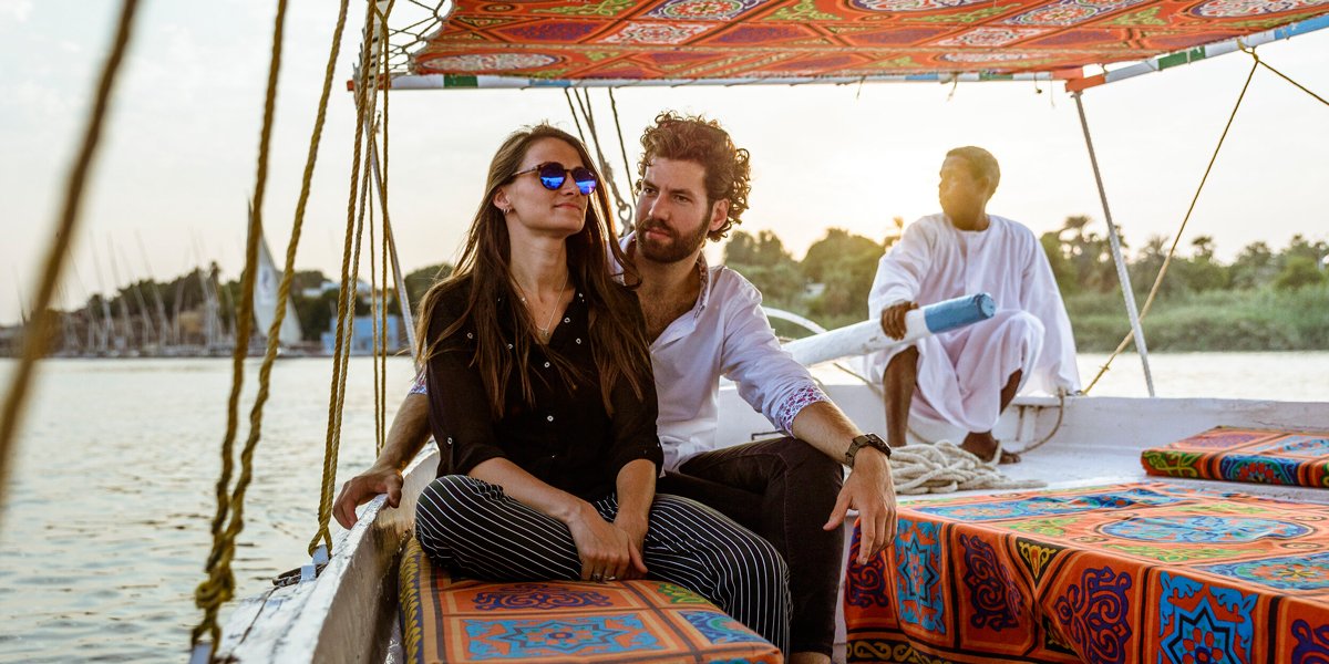 Felucca ride on the Nile in Aswan