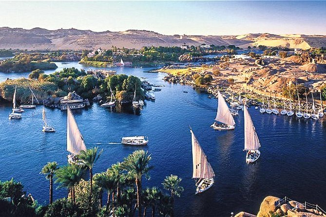 Spot the Aga Khan Mausoleum from a Felucca