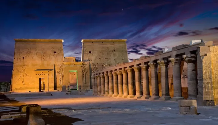 Philae Temple Sound and Light Show in Aswan