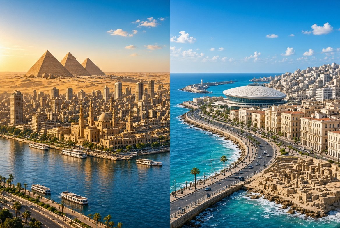 Combine Cairo & Alexandria in Two Days
