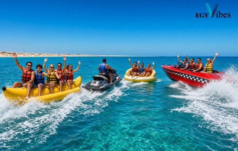 Water Games Marsa Matrouh | Banana Boat, Tube & Twister