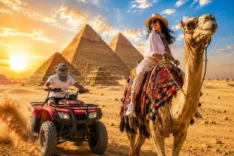 Quad Bike at Giza Pyramids
