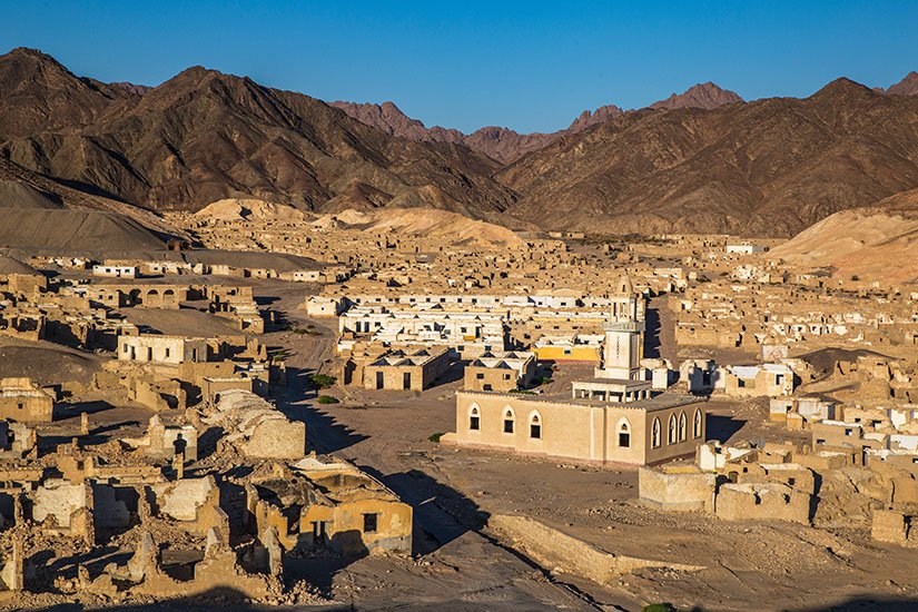 Ghost City Safaga Umm El Howeitat abandoned mining village with historic buildings in Egypt's Eastern Desert