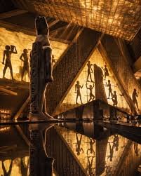 Grand Egyptian Museum in Giza, Cairo, destination for the Eternal Sun immersive light show